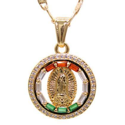 Our Lady of Guadalupe Necklace (24K Gold Filled)