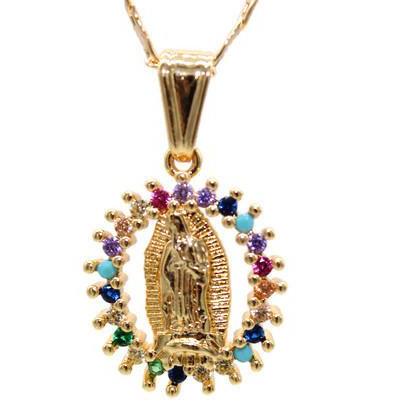 Our Lady of Guadalupe Necklace (24K Gold Filled)