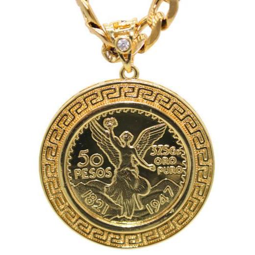 Small Centenario Necklace (24K Gold Filled)