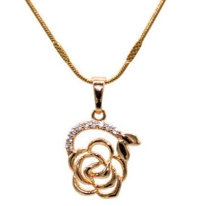 Flower Necklace (24K Gold Filled)