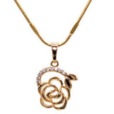 Flower Necklace (24K Gold Filled)