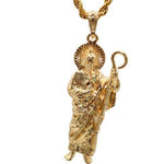 St Jude with Rope Necklace (24K Gold Filled)
