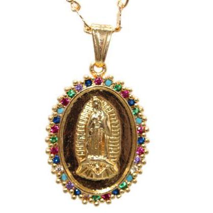Our Lady of Guadalupe Necklace (24K Gold Filled)