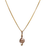 Music Note Necklace (24K Gold Filled)