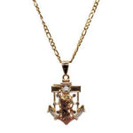 St Jude Anchor Necklace (24K Gold Filled)