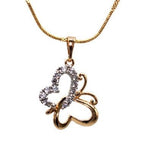 Butterfly Pendant with Necklace (24K Gold Filled)