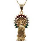 Our Lady of Guadalupe Virgin Mary Necklace (24K Gold Filled)