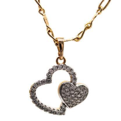 Hearts Necklace (24K Gold Filled)