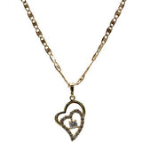 Hearts Necklace (24K Gold Filled)