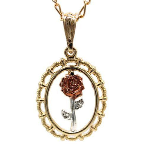Rose Necklace (24K Gold Filled)
