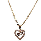 Star Heart Necklace (24K Gold Filled)