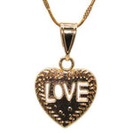 Love Heart Necklace (24K Gold Filled)