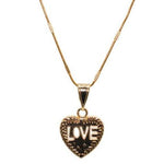 Love Heart Necklace (24K Gold Filled)