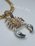 Scorpion Pendant with Necklace (24K Gold Filled)