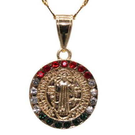 St Benedict Necklace (24K Gold Filled)