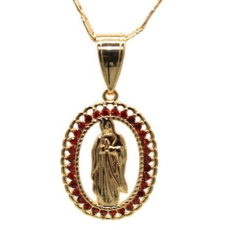 Our Lady of Guadalupe Necklace (24K Gold Filled)