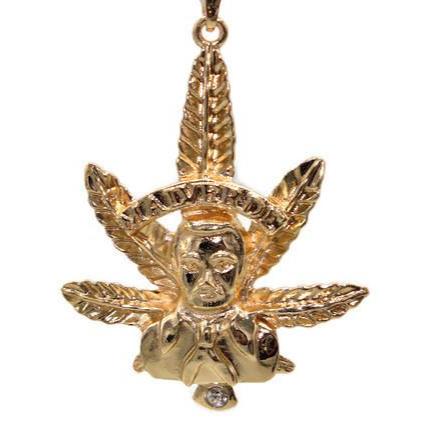 Jesus Malverde Necklace (24K Gold Filled)