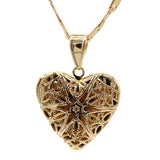 Heart Locket Necklace (24K Gold Filled)