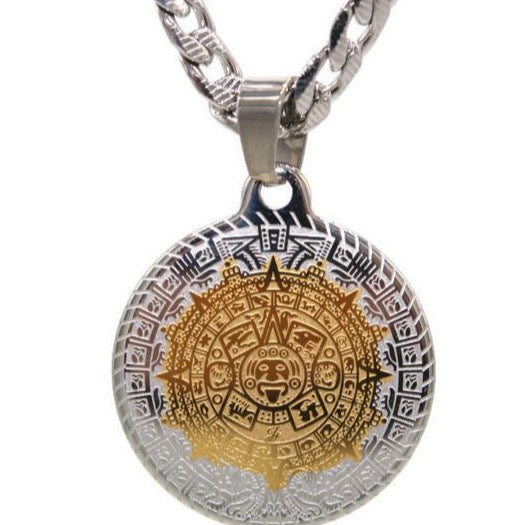 Mahamrityunjay Mantra Om Symbol Religious Pendant Necklace Chain For Men  And Women