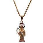 Santa Muerte Necklace (24K Gold Filled)