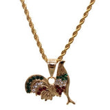 Rooster Cock Necklace (24K Gold Filled)