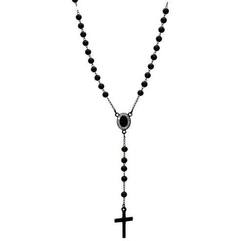 St Jude Rosary Necklace (Stainless Steel)