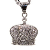 Crown Necklace (24K White Gold Filled)