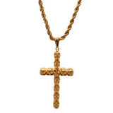 Skull Cross Necklace (24K Gold Filled)