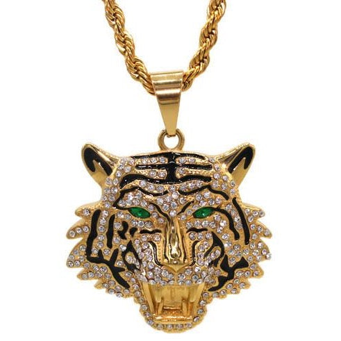 Large Tiger Necklace (24K Gold Filled)