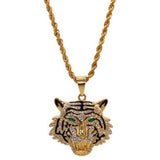 Large Tiger Necklace (24K Gold Filled)