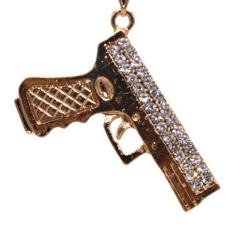 Gun Necklace (24K Gold Filled)