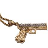 Gun Necklace (24K Gold Filled)