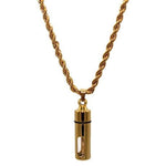 Secret Capsule Pill Necklace (24K Gold Filled)