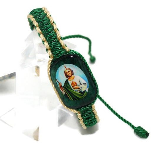 St Jude & Jesus Malverde Reversible Bracelet – Rosarios Y Mas