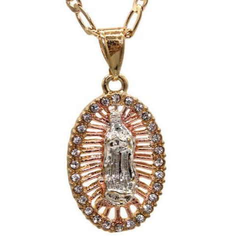 Our Lady of Guadalupe Necklace (24K Gold Filled)