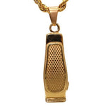 Hair Clippers Necklace (24K Gold Filled)
