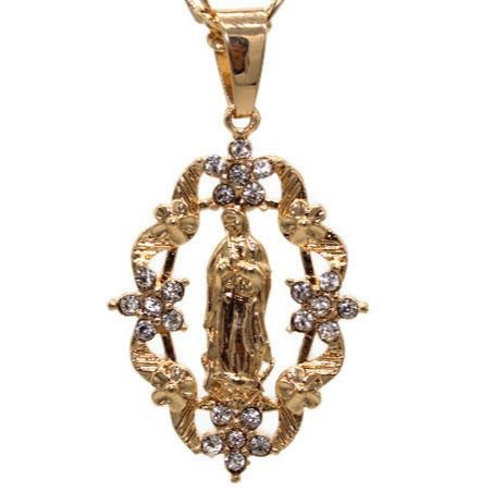 Our Lady of Guadalupe Necklace (24K Gold Filled)