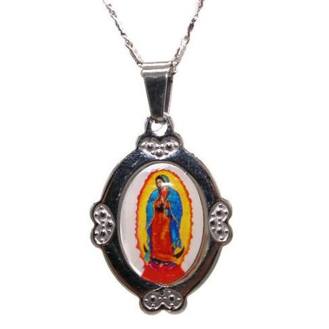 Our Lady of Guadalupe Necklace (Stainless Steel)