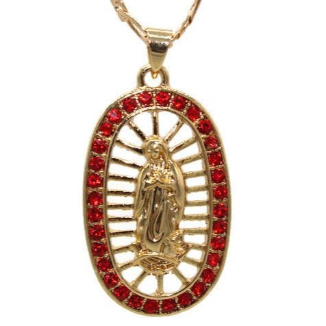 Our Lady of Guadalupe Necklace (24K Gold Filled)