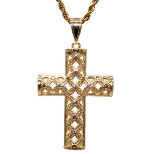 Cross Necklace (24K Gold Filled)