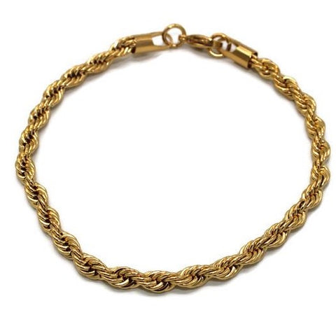 Rope Bracelet (24K Gold Filled)