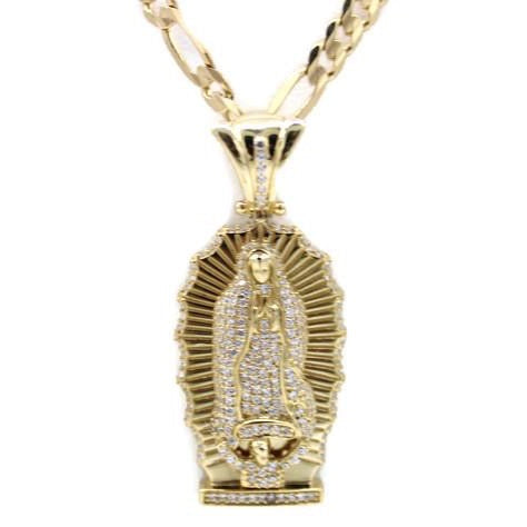 Our Lady of Guadalupe 14K Solid Gold