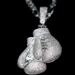 Boxing Gloves (Solid.925 Silver)