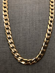 28" Thick Cuban Necklace (24K Gold Filled)