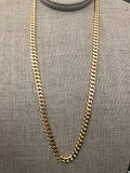 24" Cuban Necklace (14K Gold Finish)
