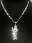 St Jude with 22" Necklace (.925 PURE SILVER)