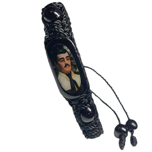 Jesus Malverde Knotted Rope Bracelet