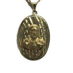 Our Lady of Guadalupe and Sacred Heart - 14K Gold