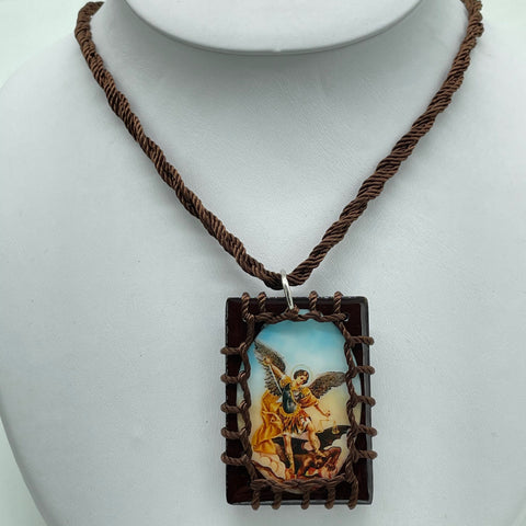 St Michael Archangel Scapular Necklace