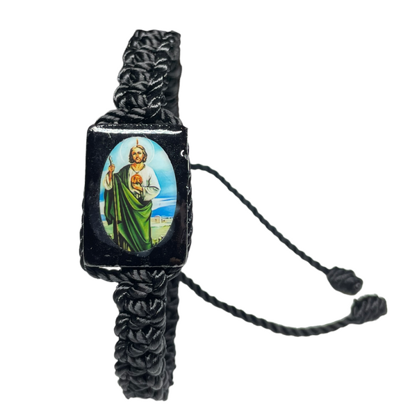 St Jude Knotted Rope Bracelet